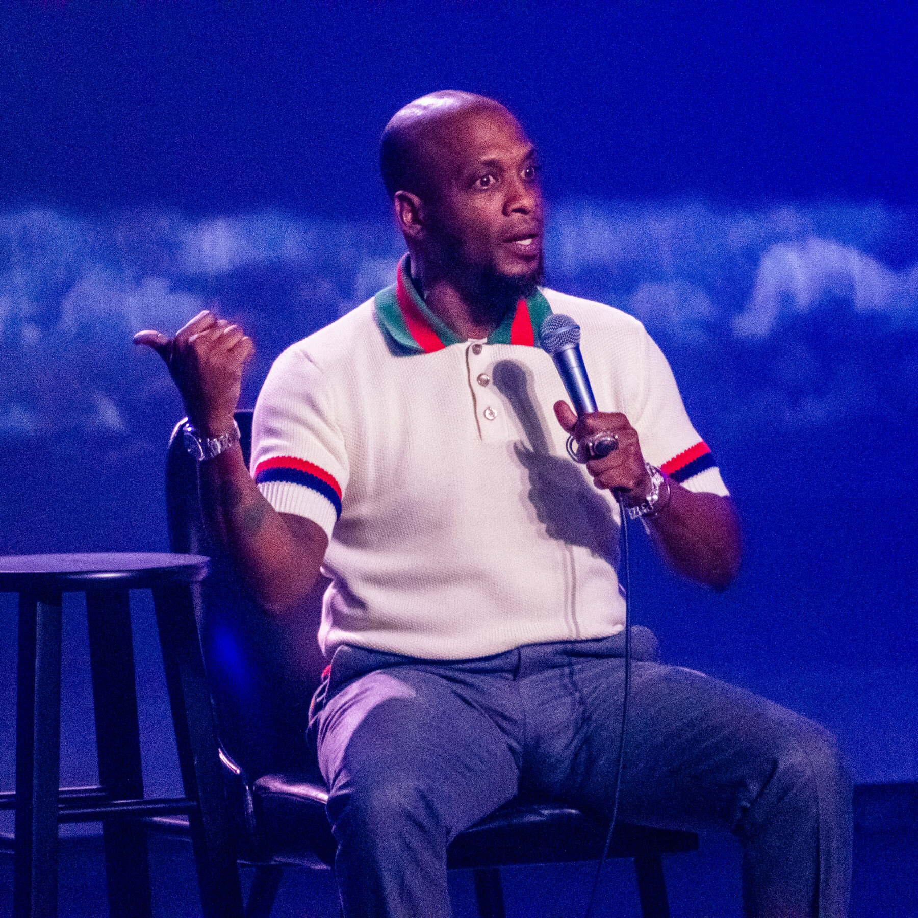 Ali Siddiq performing live on stage